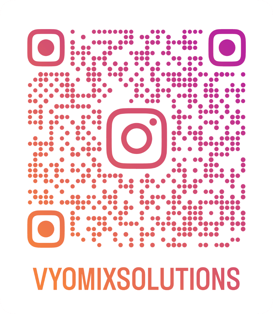 Vyomix Solutions Instagram QR Code